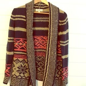 Pink Rose cardigan EUC